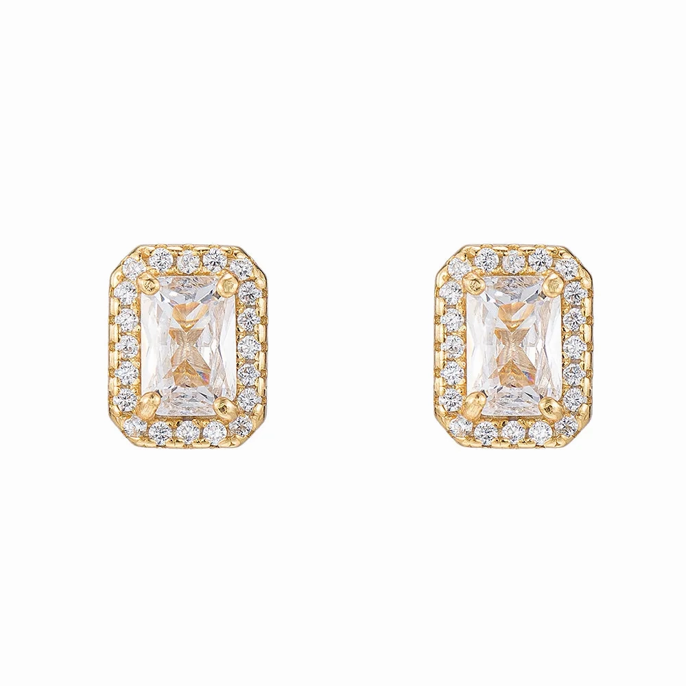 Cubic Zirconia Stud Earrings