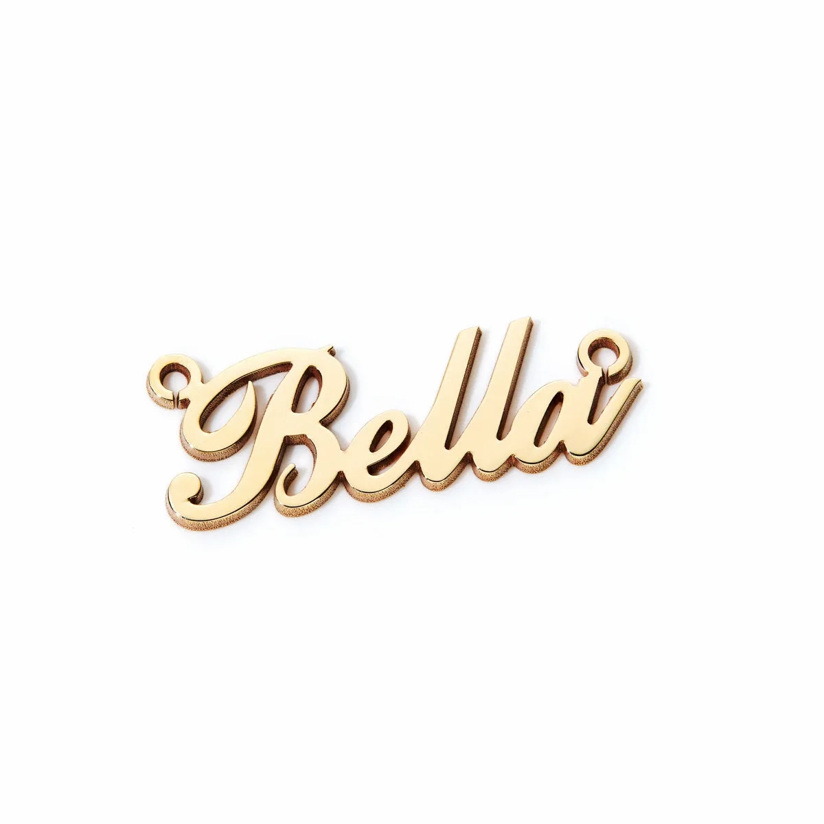 Custom 9ct Gold Nameplate