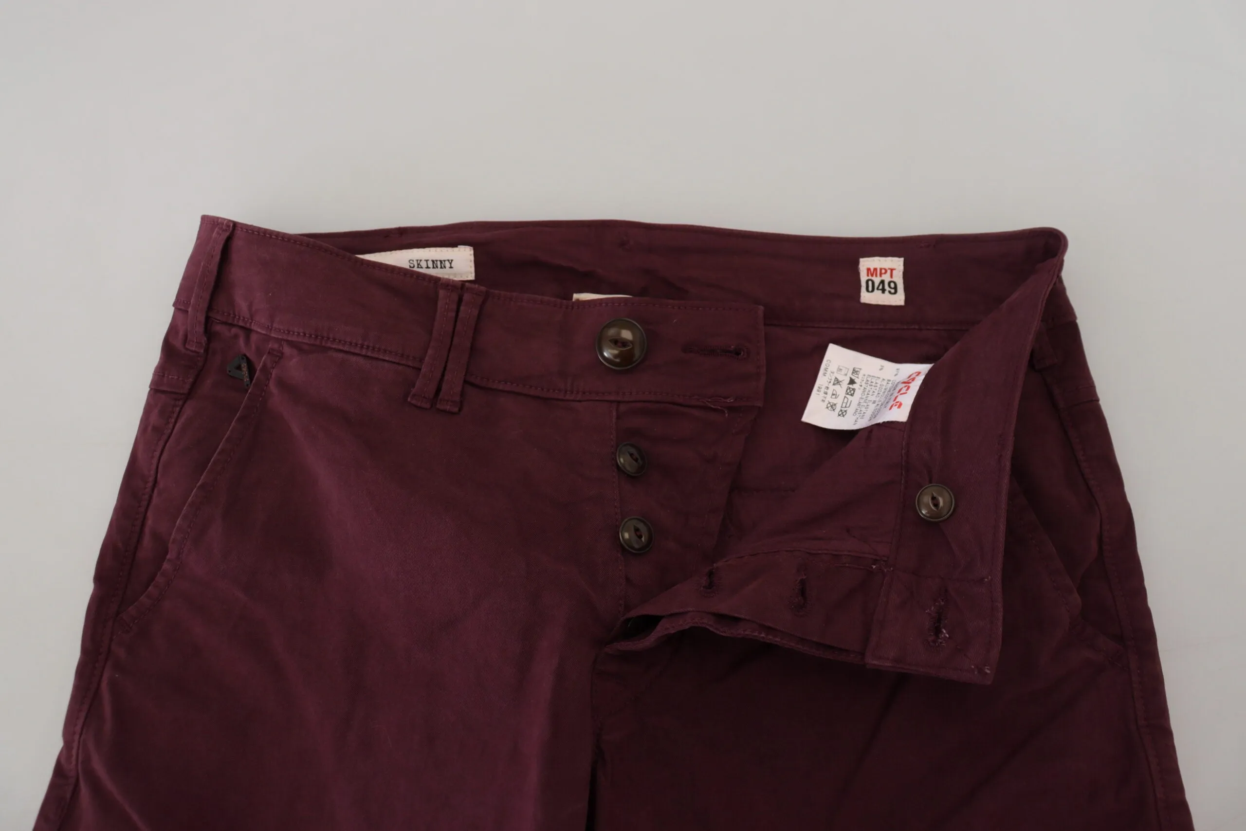 CYCLE Elegante Casual Skinny Herrenhose