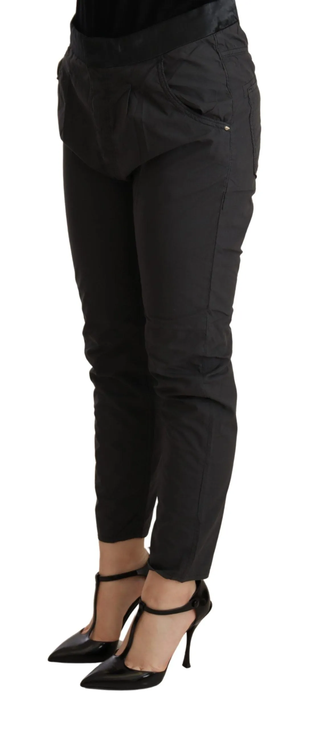 CYCLE Slim Fit Skinny Baumwollhose für Damen mit mittlerer Taillenhöhe