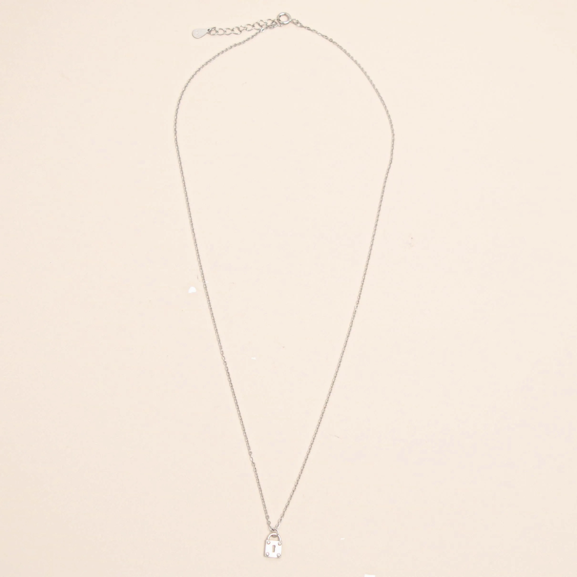 Dainty Lock Necklace