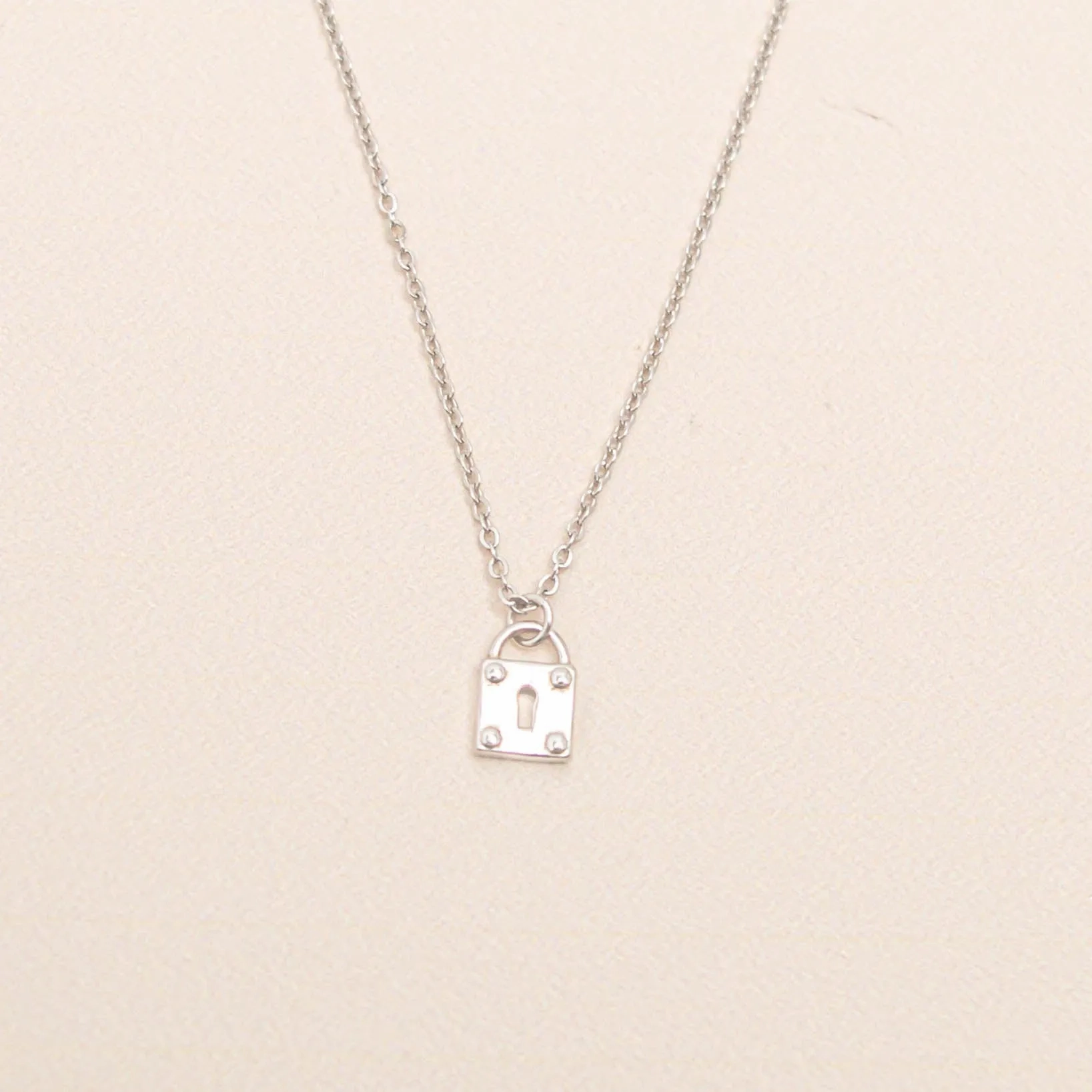 Dainty Lock Necklace