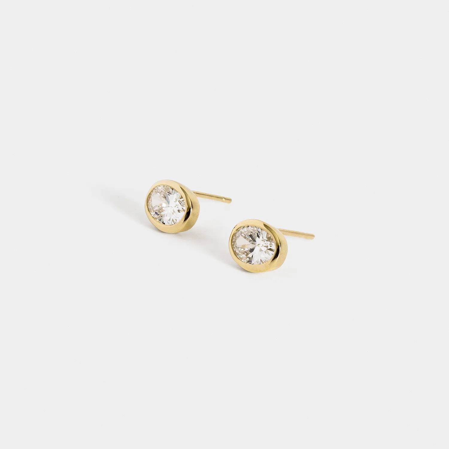Dana Earrings with Aquamarine