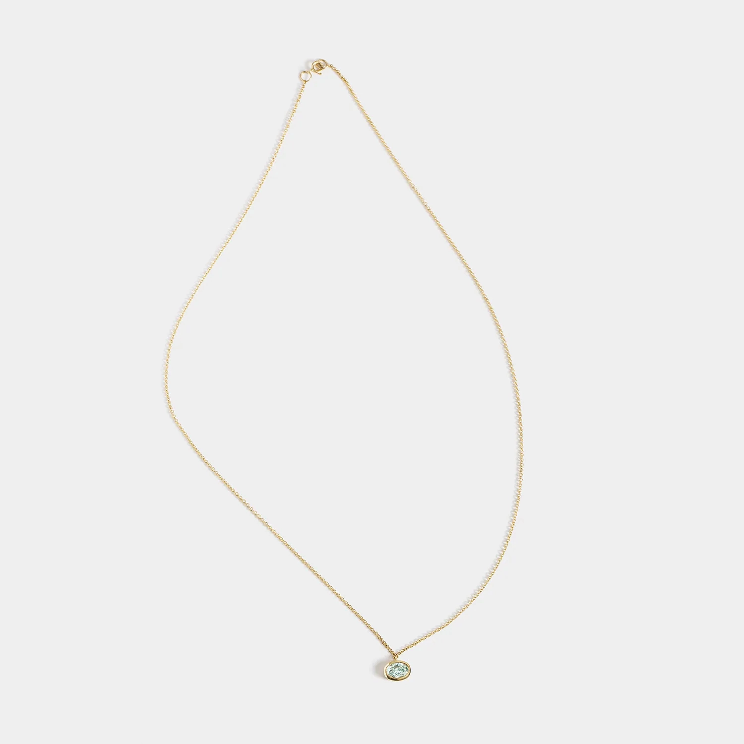 Dana Necklace with Aquamarine