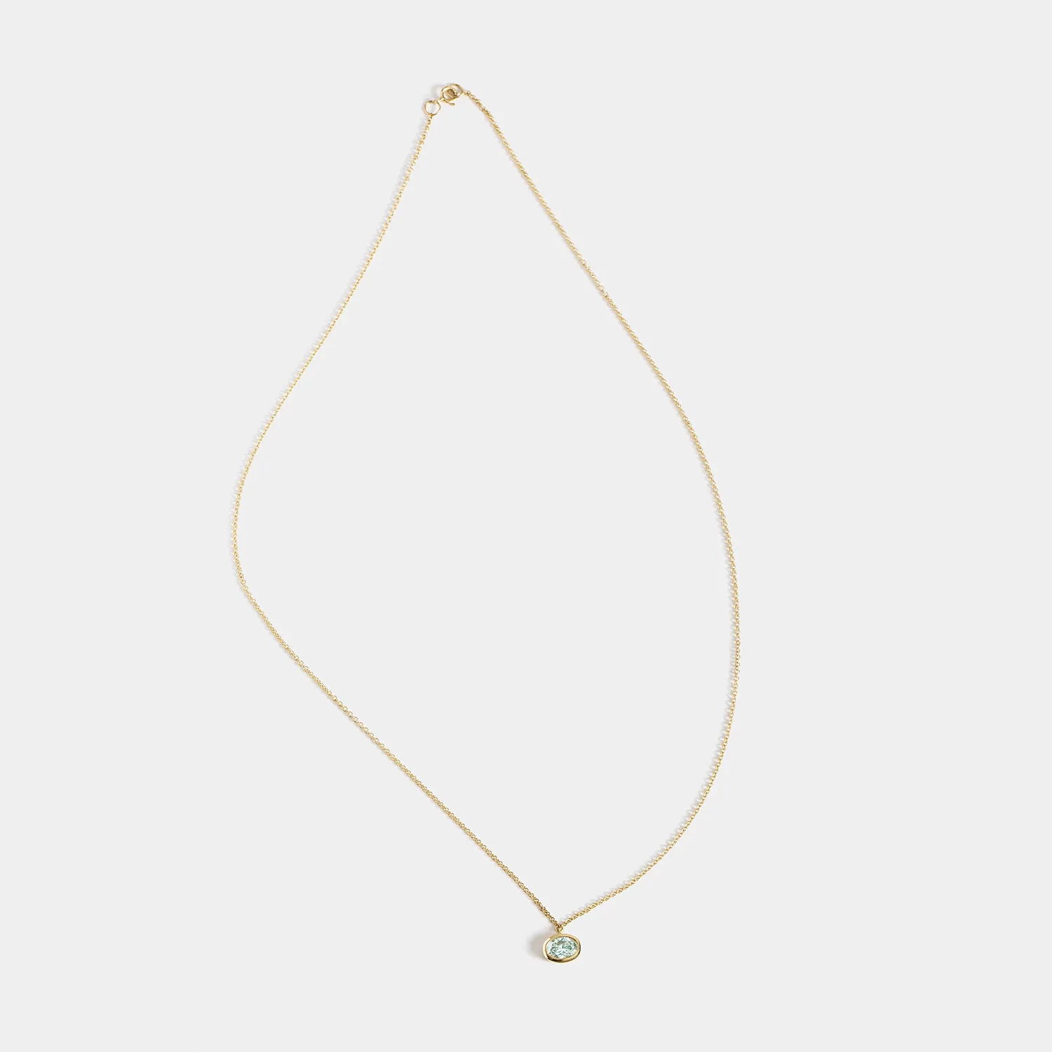 Dana Necklace with Aquamarine