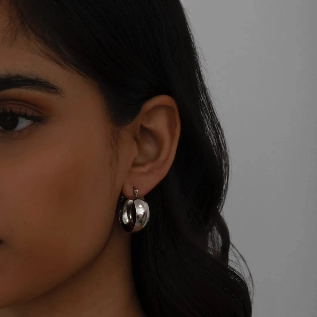 Dedication Hoop Earrings