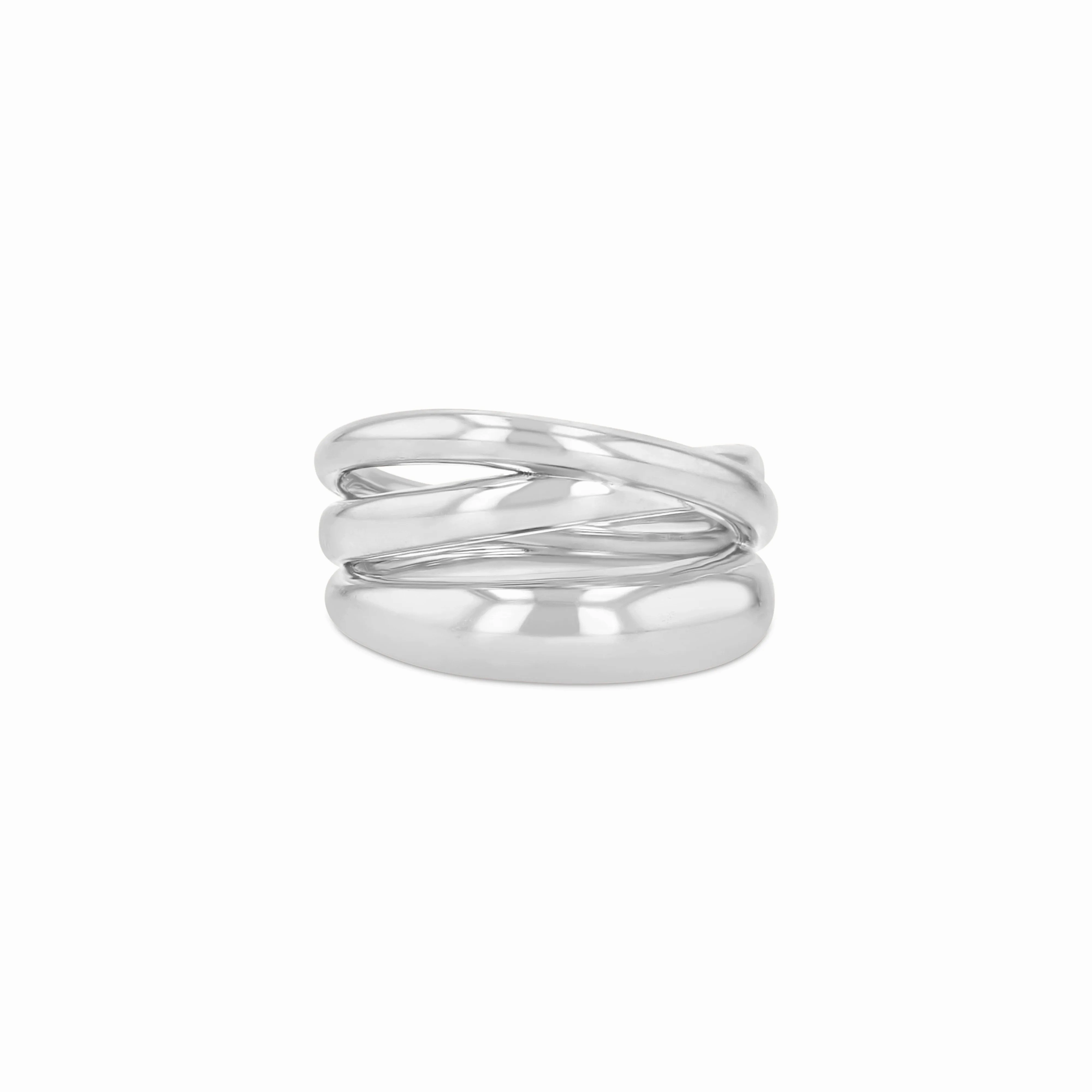 Demi Crossover Helix Ring