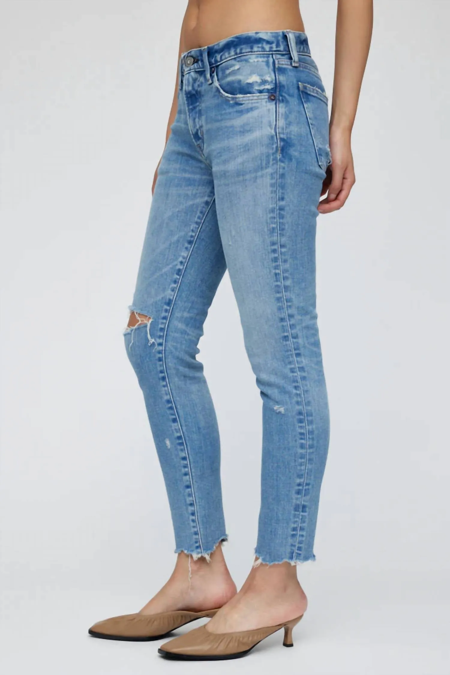 Depew Skinny Jeans In Hellblau