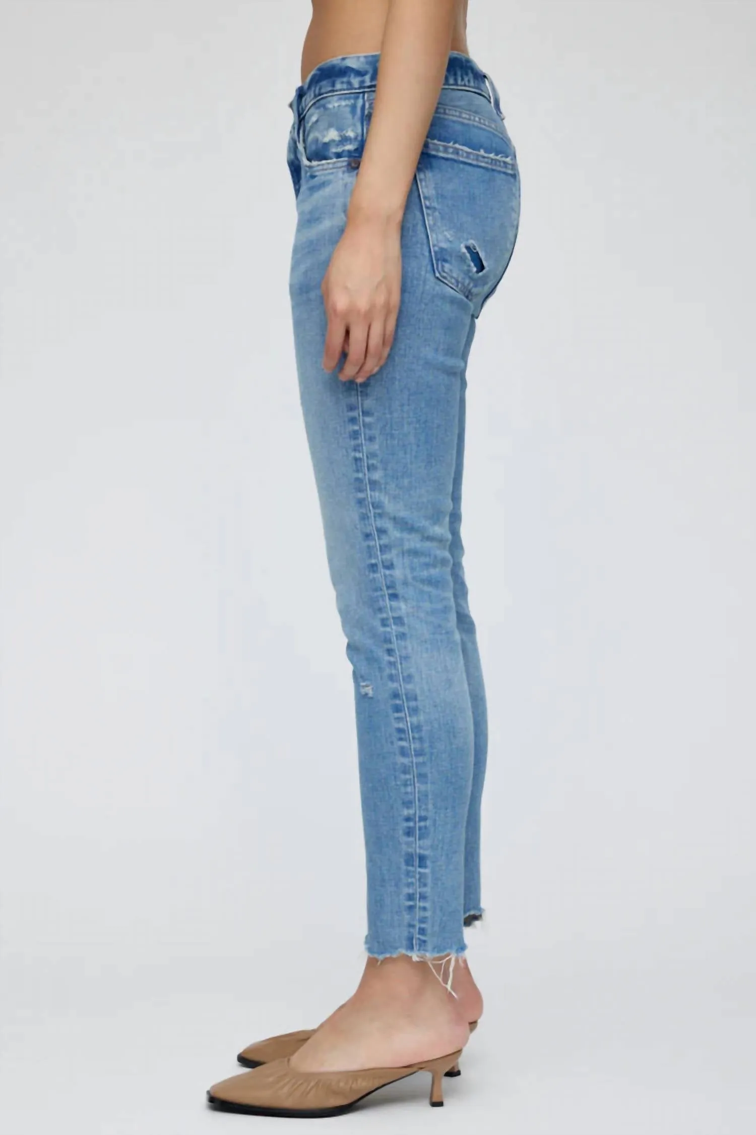 Depew Skinny Jeans In Hellblau