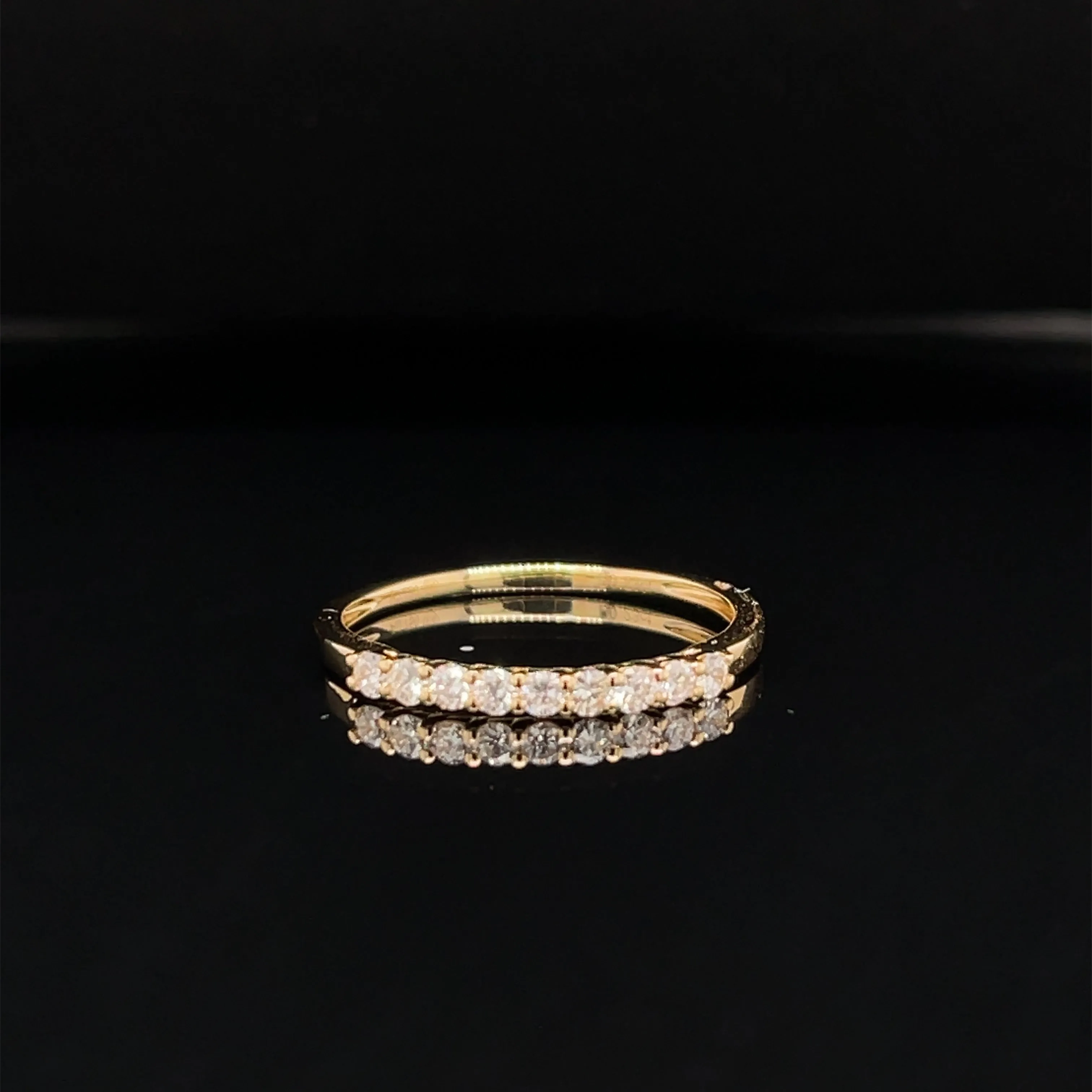 Diamond 0.23ctw Classic Wedding Band Ring in 18k Yellow Gold - #365 - RGDIA670052
