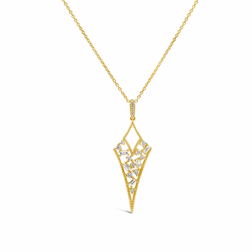Diamond Arrowhead Pendant