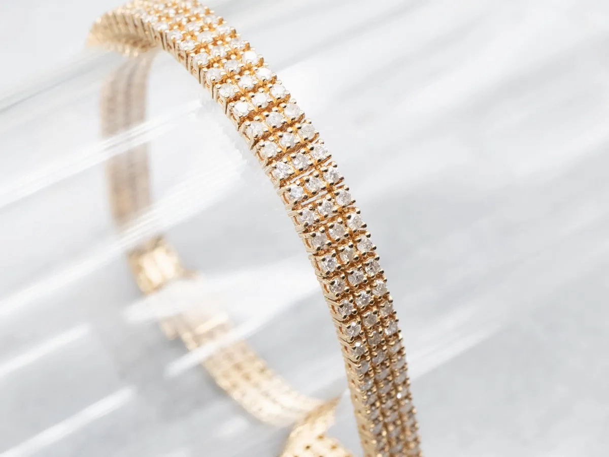 Diamond Encrusted Bracelet
