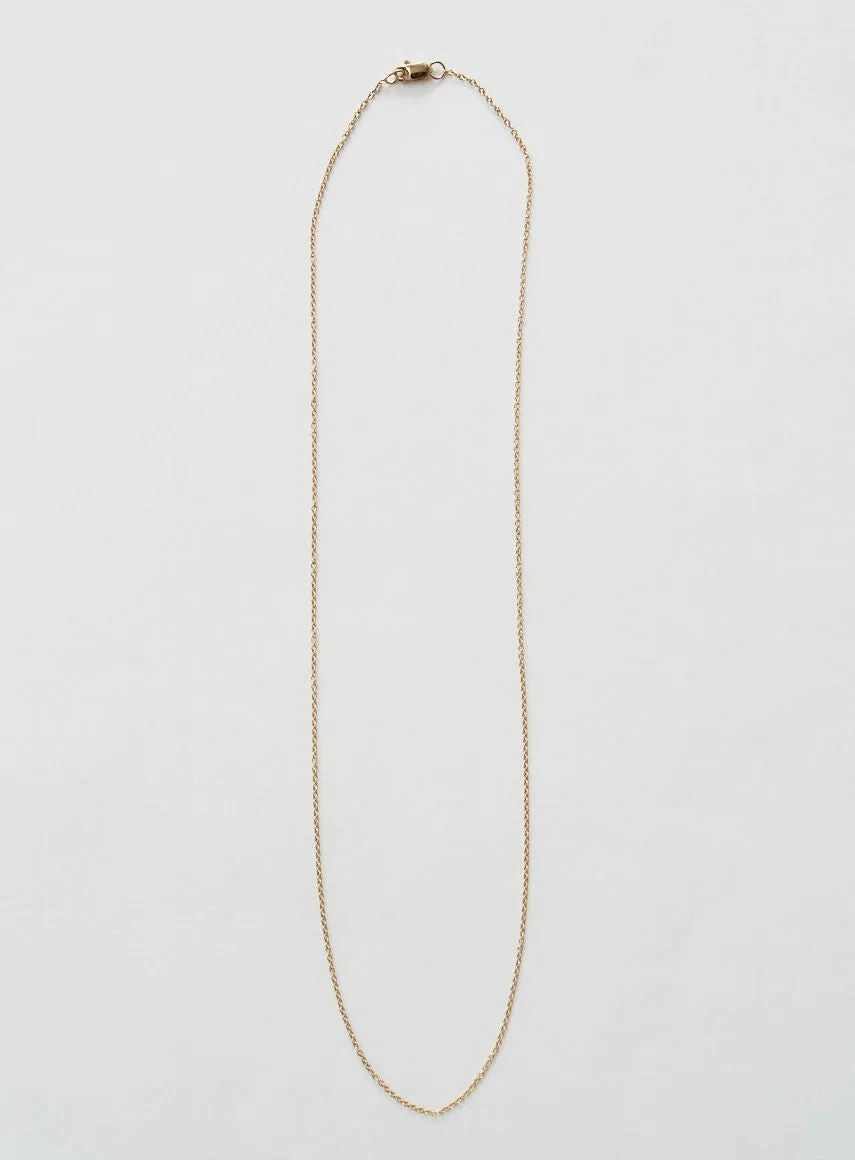 Diamond Letter I 18K Gold Necklace or Pendant w. Diamond