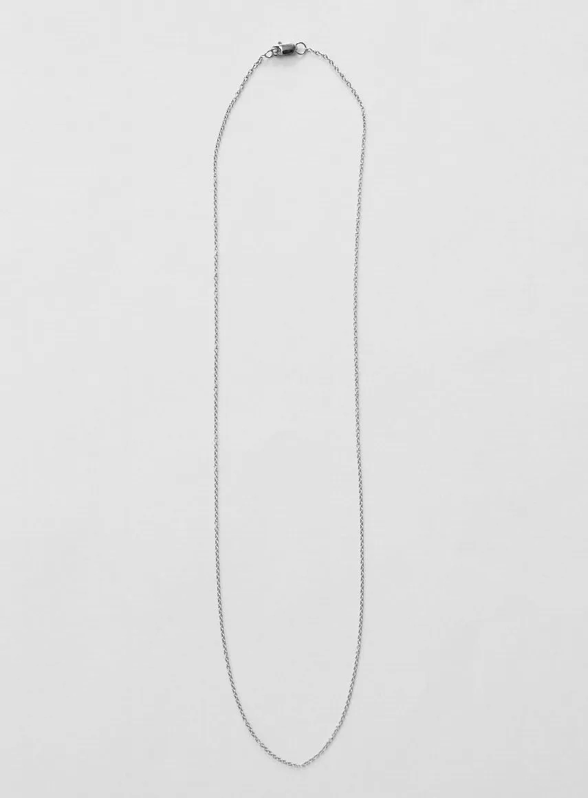 Diamond Letter U 18K Whitegold Necklace or Pendant w. Diamond