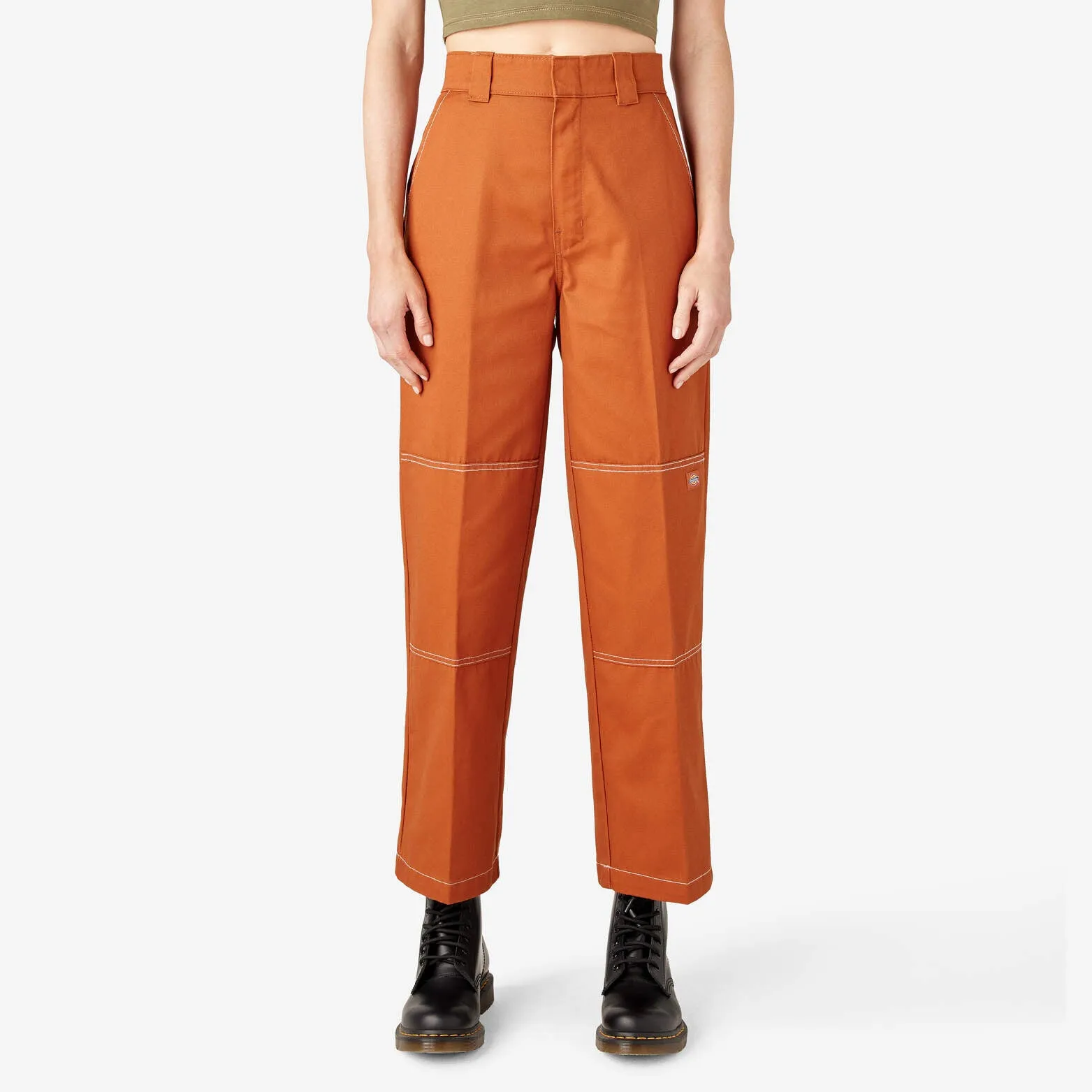 Dickies Damen Relaxed Fit Hose mit doppelten Knien
