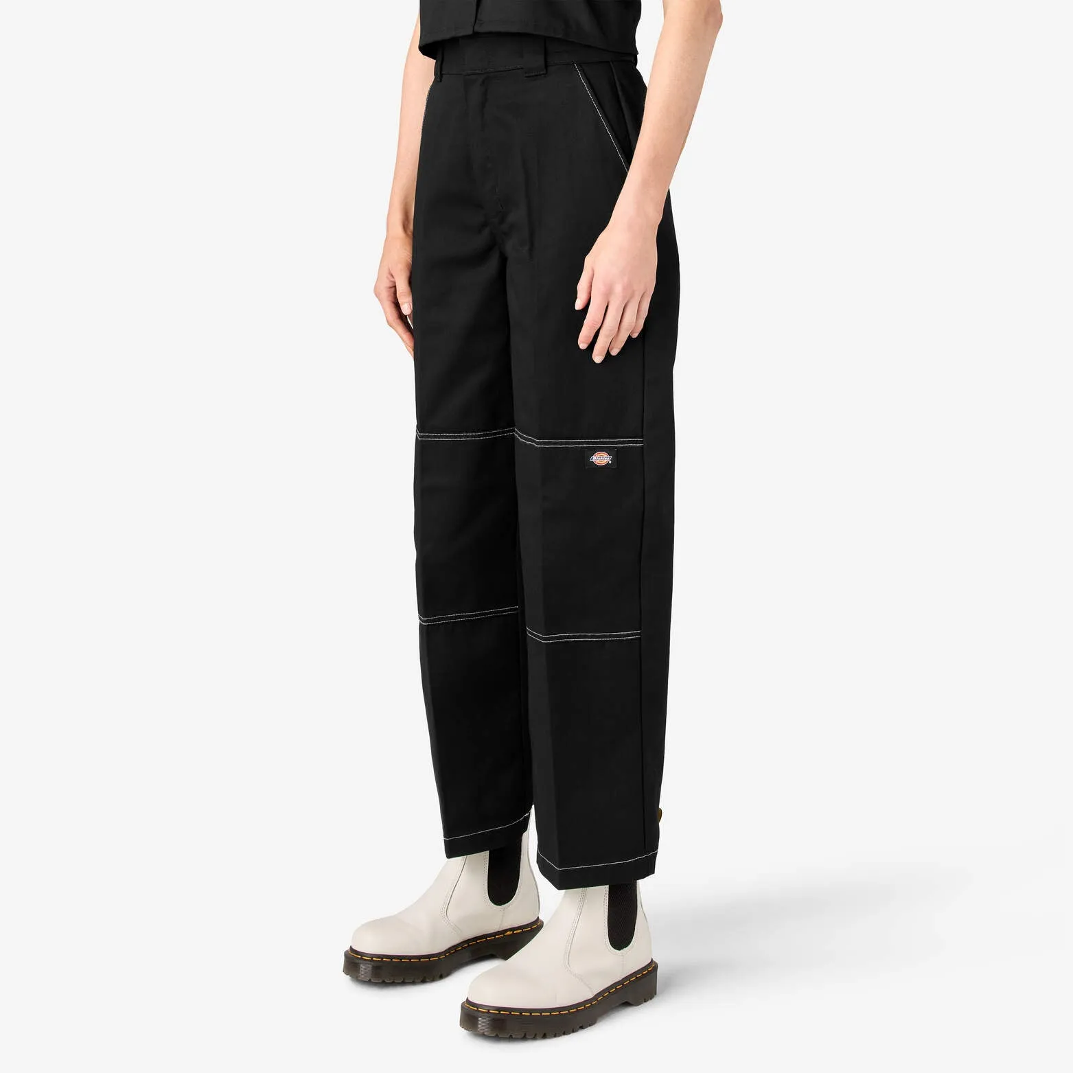 Dickies Damen Relaxed Fit Hose mit doppelten Knien