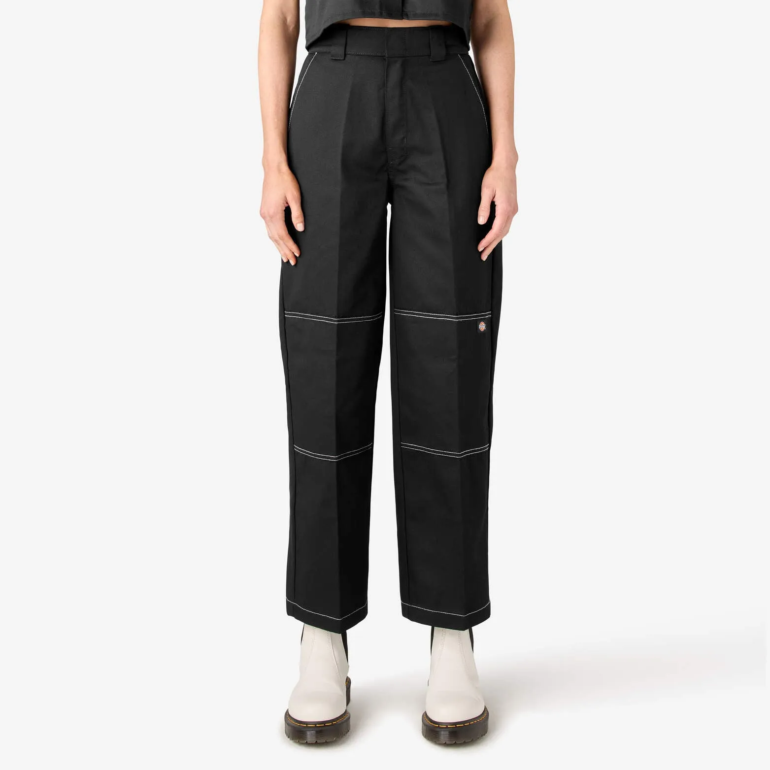 Dickies Damen Relaxed Fit Hose mit doppelten Knien