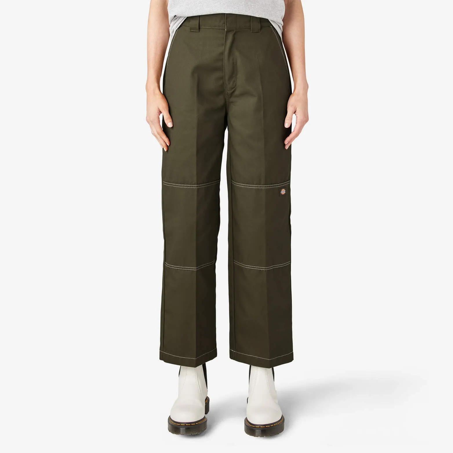 Dickies Damen Relaxed Fit Hose mit doppelten Knien