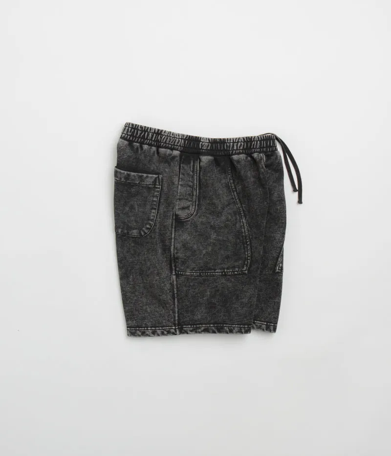Dime Cyclone French Terry Shorts - Schwarz Schneegewaschen Dime Clothing