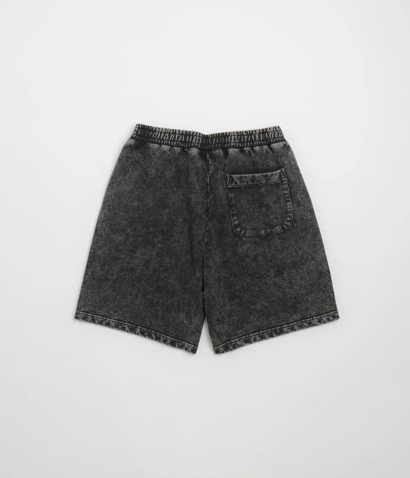 Dime Cyclone French Terry Shorts - Schwarz Schneegewaschen Dime Clothing