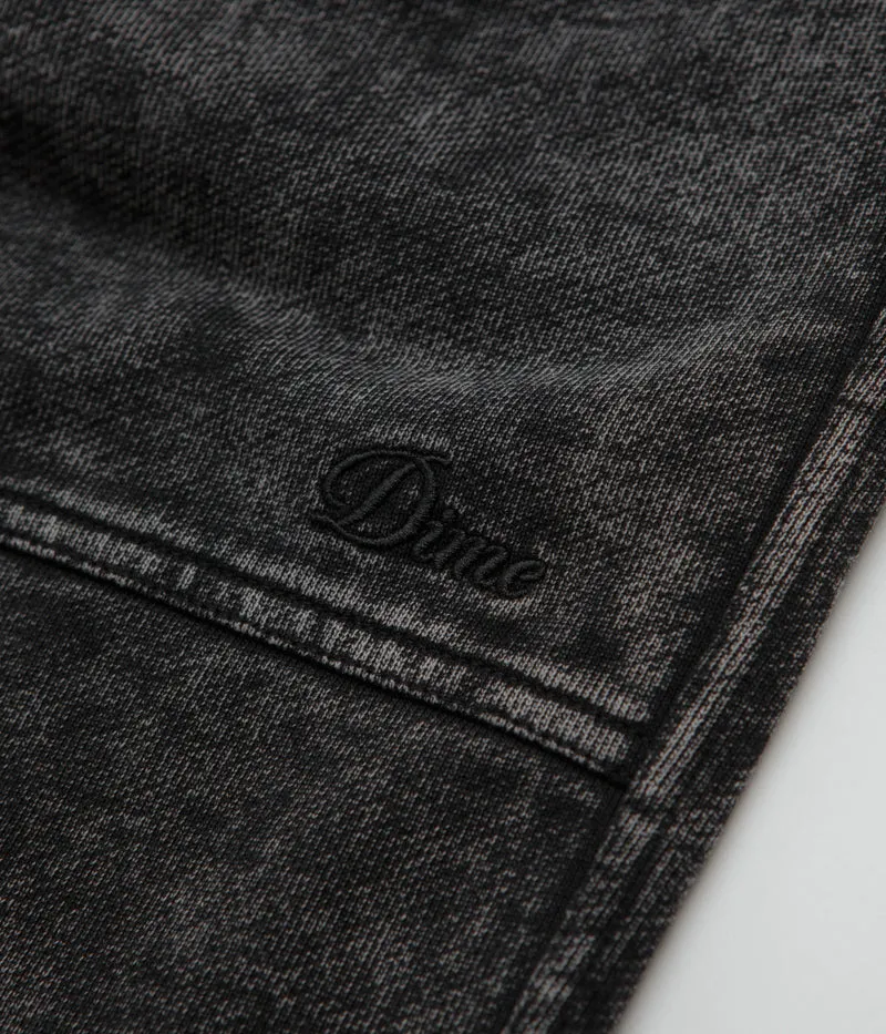 Dime Cyclone French Terry Shorts - Schwarz Schneegewaschen Dime Clothing
