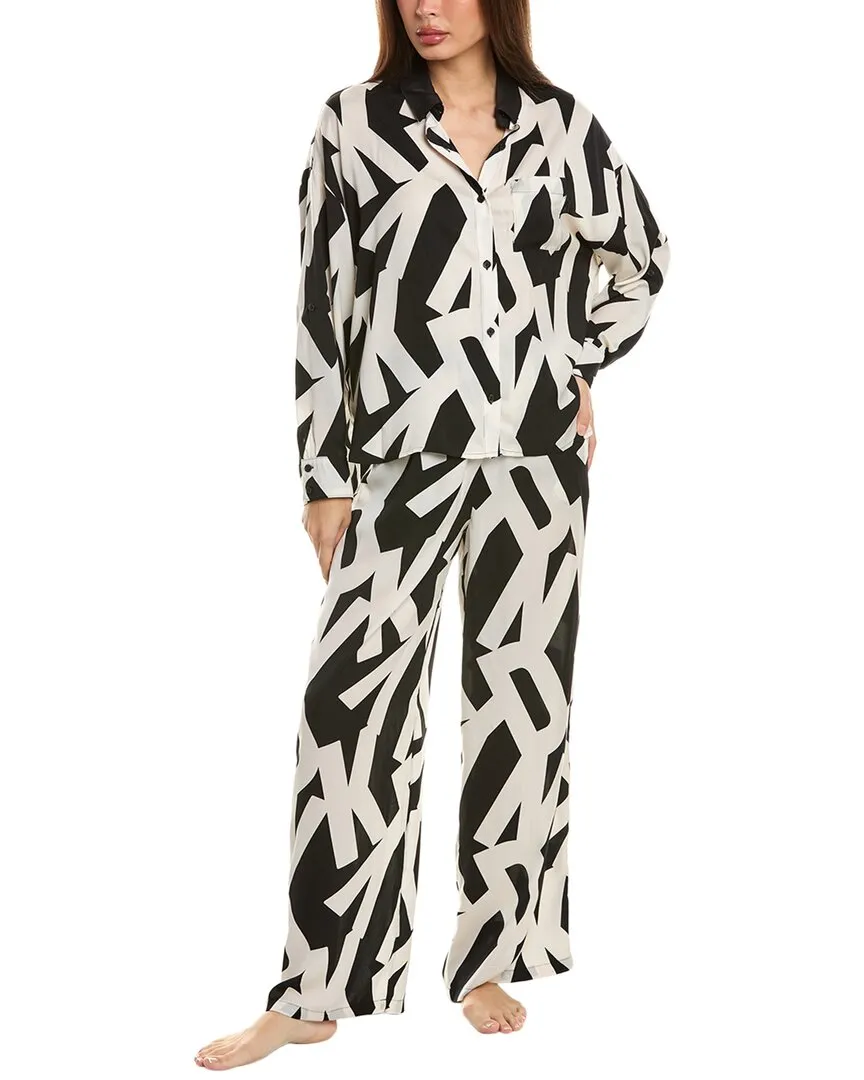 DKNY 2-teiliges Oversized Top & Hosen-Set