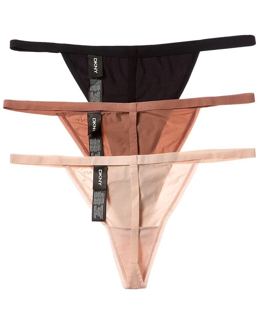 DKNY 3er-Pack Active Comfort String-Tanga