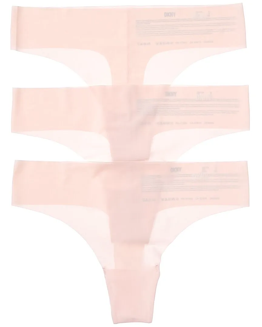DKNY 3er-Pack Leichtgewicht-Slip Anywhere String