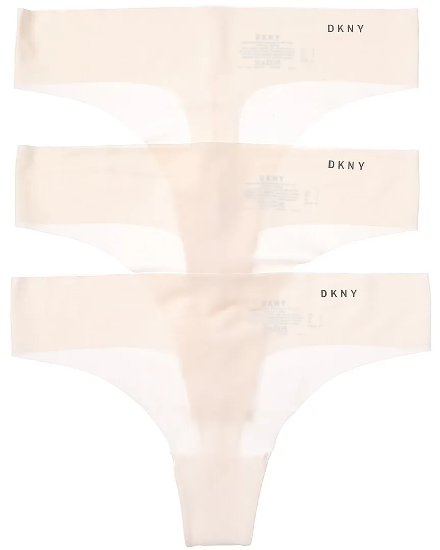 DKNY 3er-Pack Leichtgewicht-Slip Anywhere String