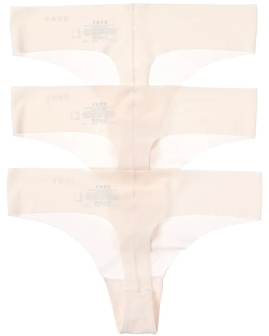 DKNY 3er-Pack Leichtgewicht-Slip Anywhere String