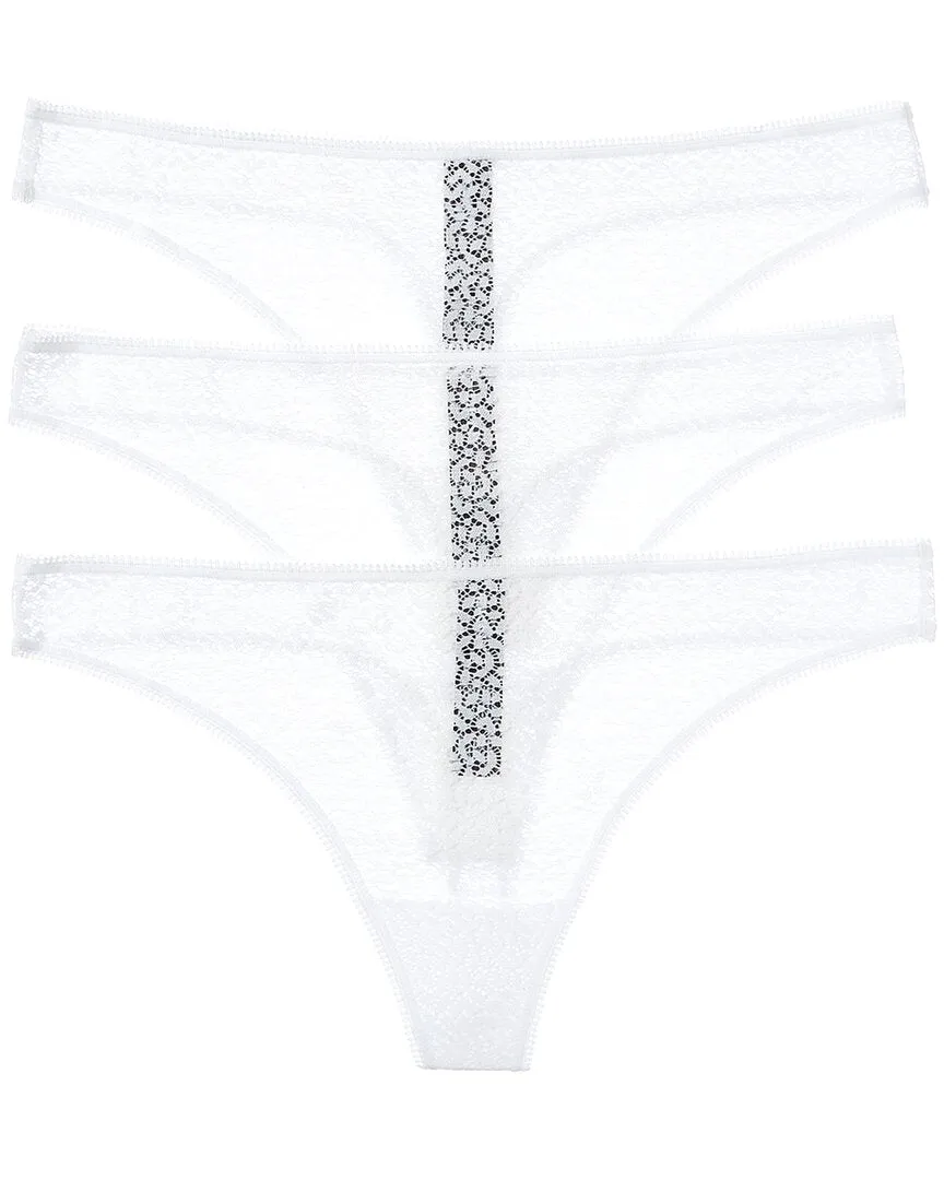 DKNY 3er-Pack Modern Spitzen-Tanga