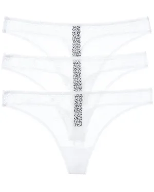 DKNY 3er-Pack Modern Spitzen-Tanga
