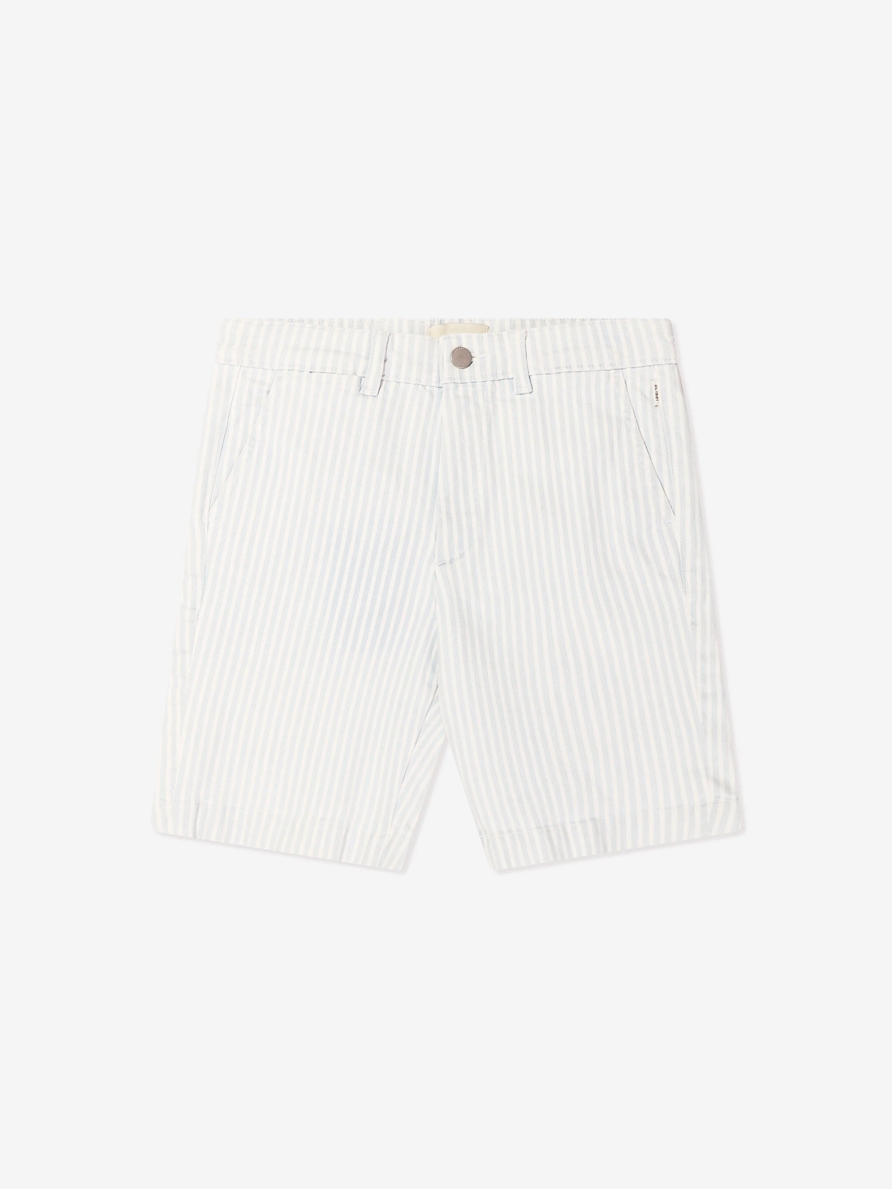 DL1961 Jungen Gestreifte Jacob Chino Shorts in Blau