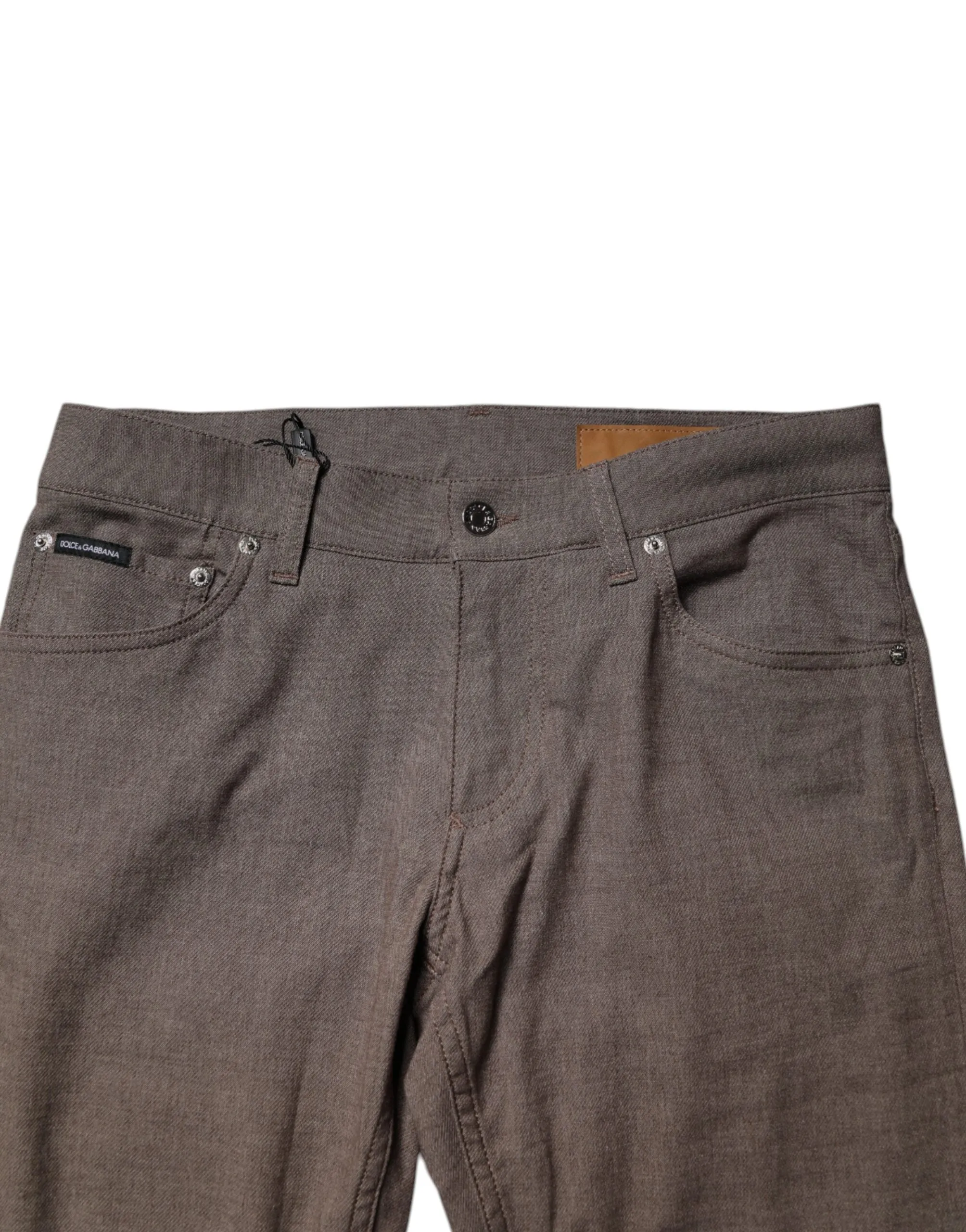 Dolce & Gabbana Baumwoll-Stretch-Chino-Hose für Herren
