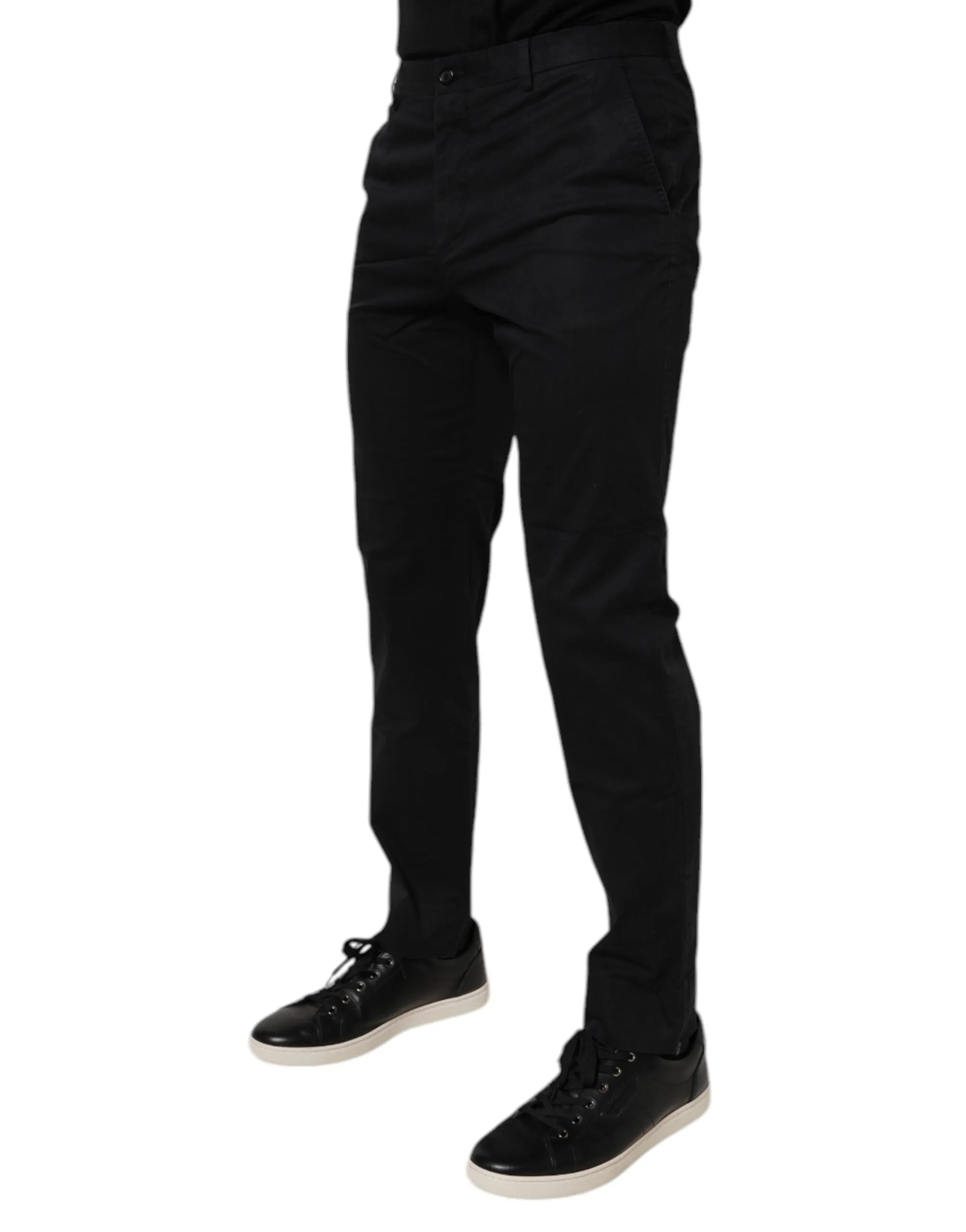 Dolce & Gabbana Baumwoll-Stretch-Skinny-Dress Formelle Herrenhose (Vorgetragen)