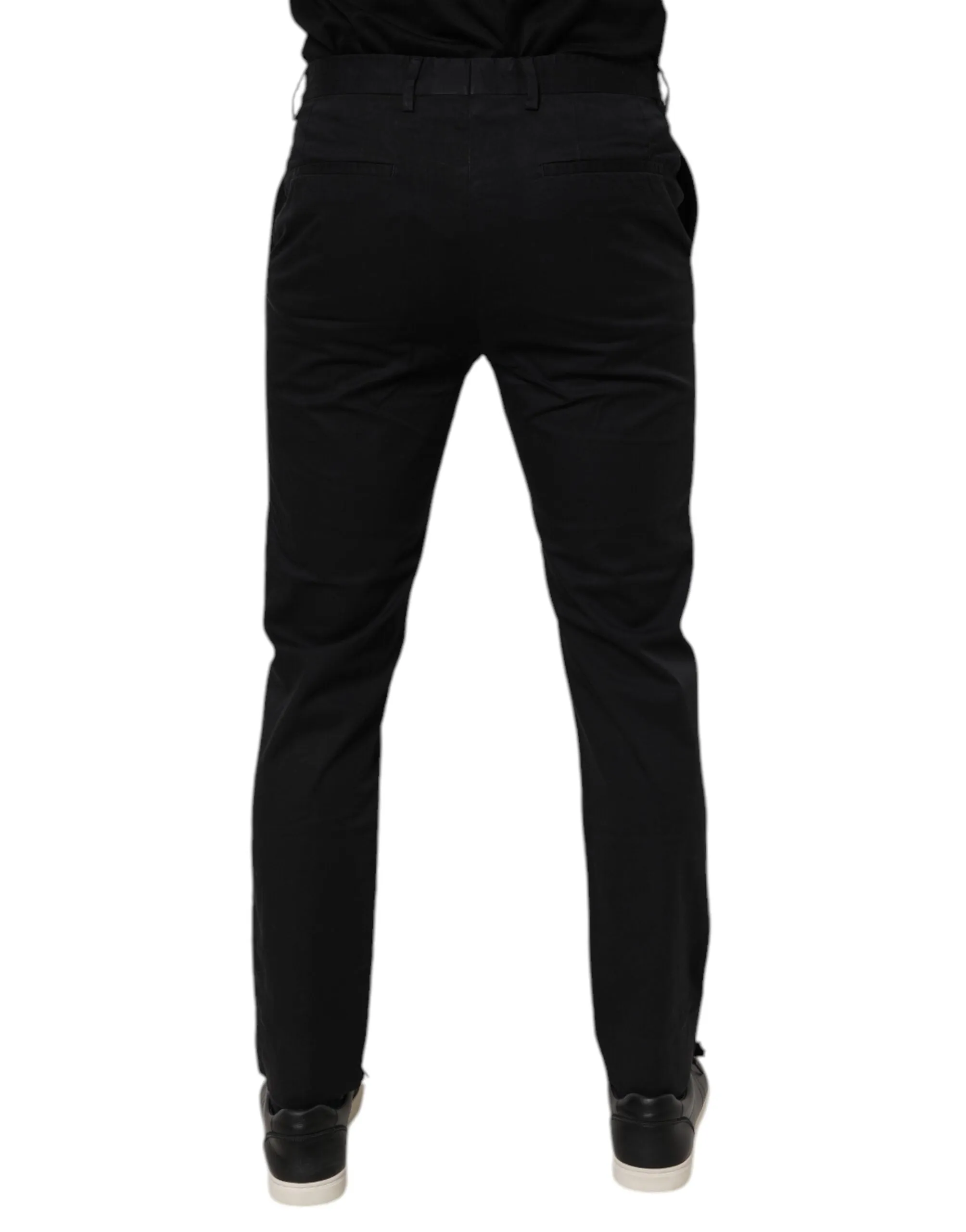 Dolce & Gabbana Baumwoll-Stretch-Skinny-Dress Formelle Herrenhose (Vorgetragen)