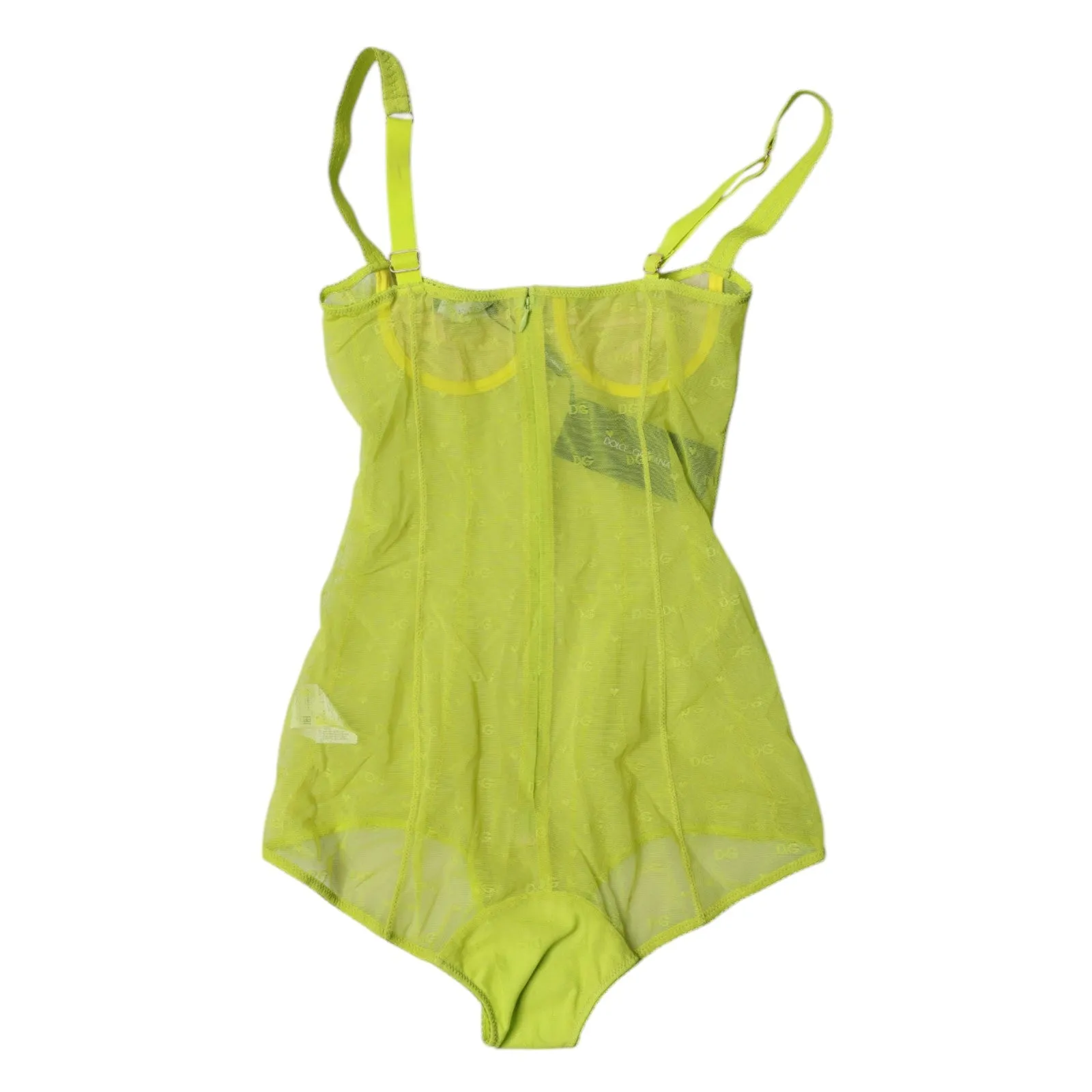 Dolce & Gabbana Tüll-Balconette-Büstenhalter-Bodysuit Damenunterwäsche