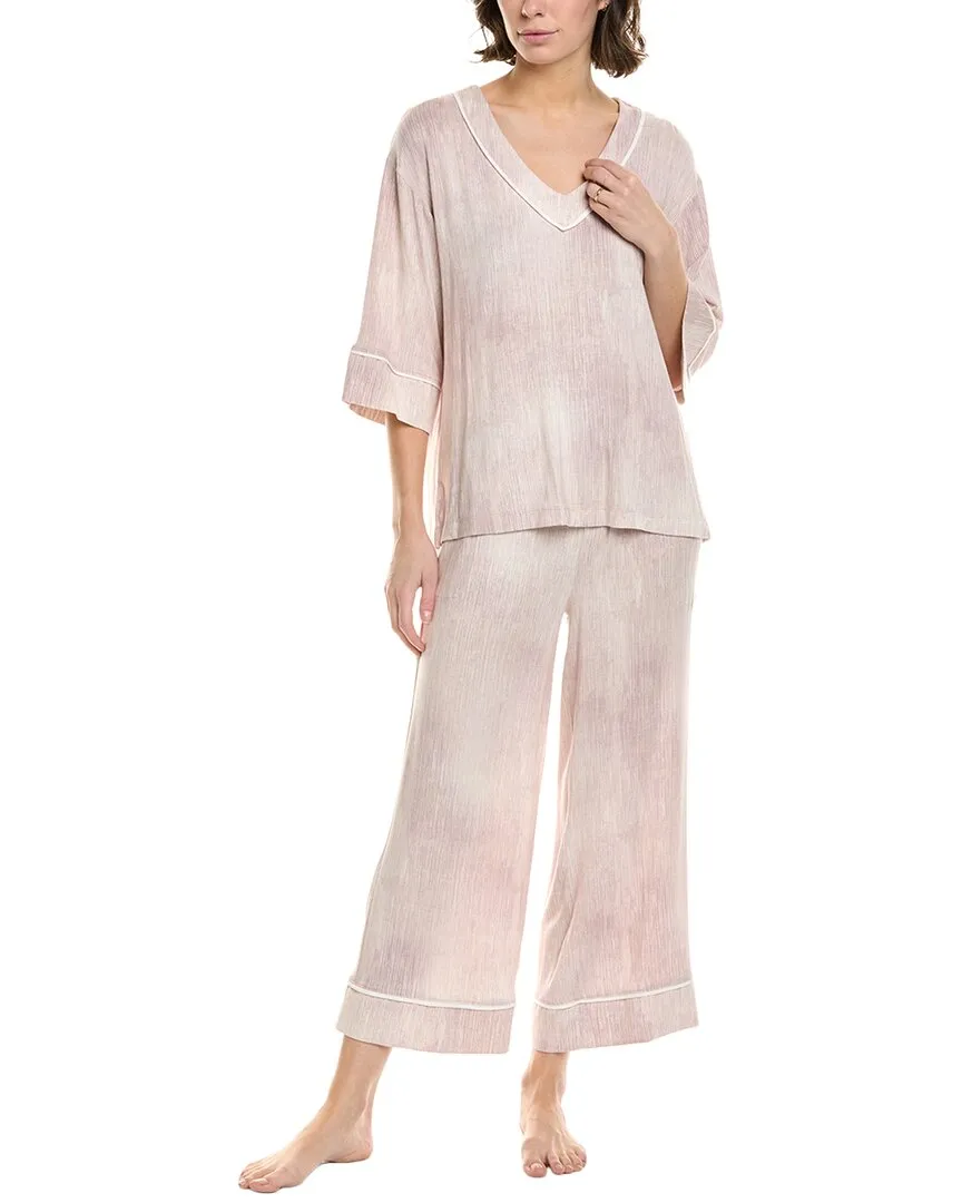 Donna Karan 2-teiliges Pyjama-Set aus Top & Hose