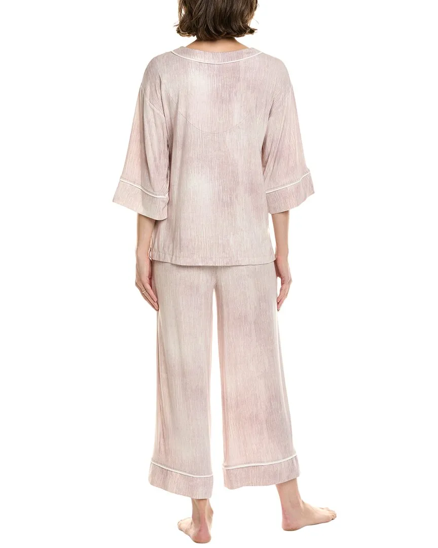 Donna Karan 2-teiliges Pyjama-Set aus Top & Hose