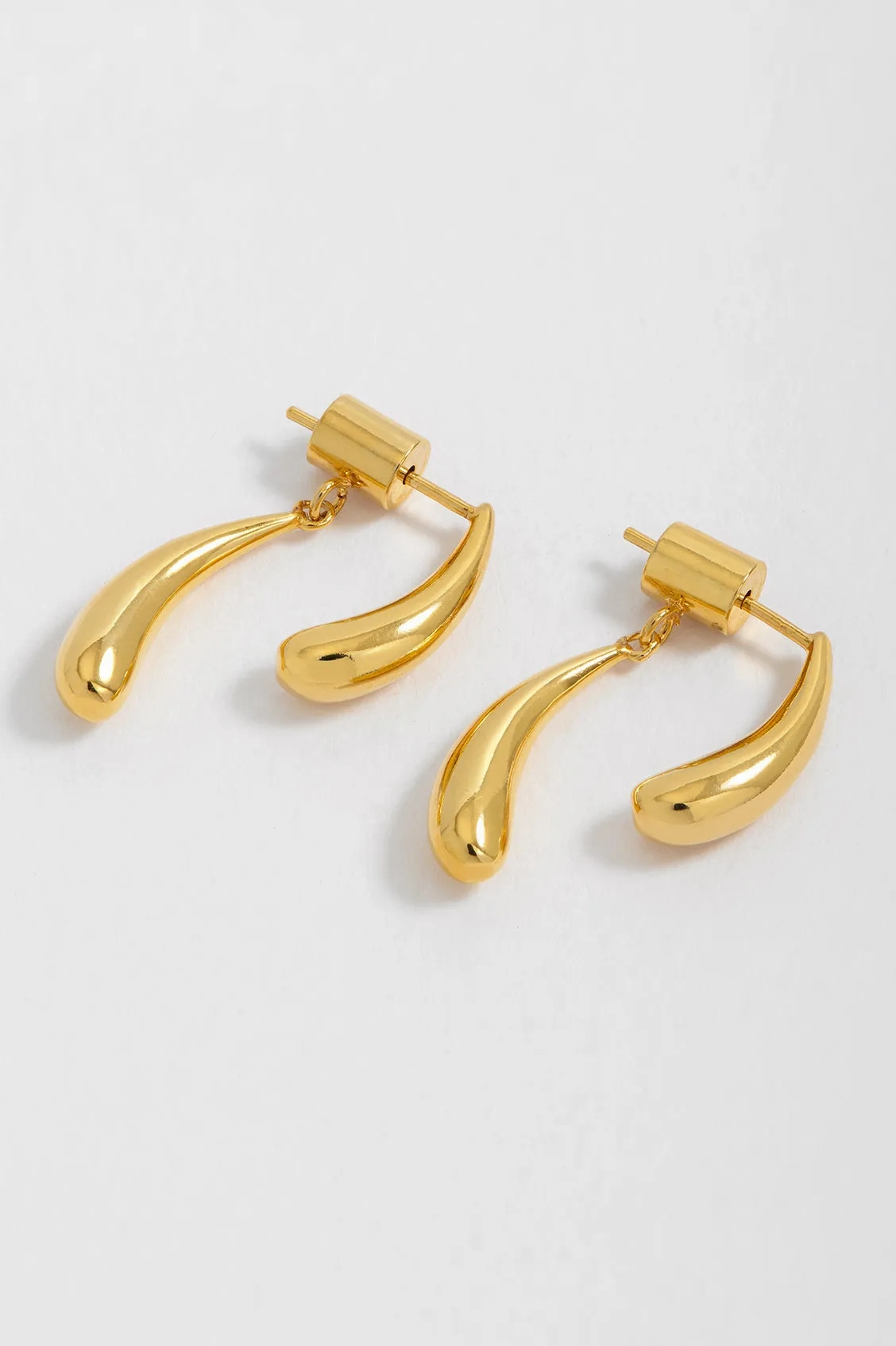 Double Droplet Illusion Earrings