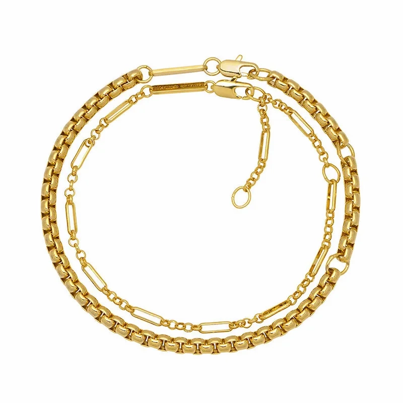 Double Layer Rope Chain Bracelet