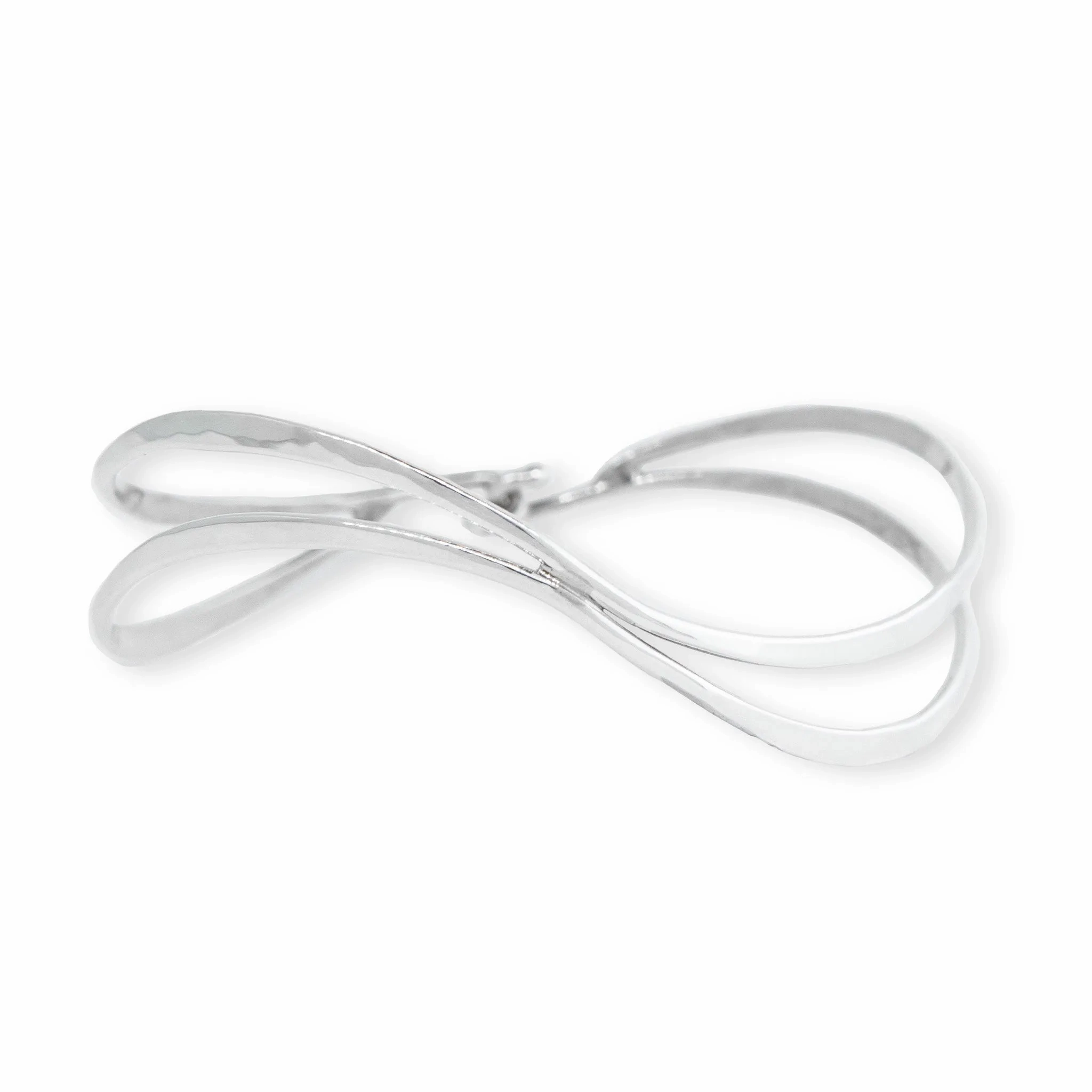 Double Wave Bangle Bracelet