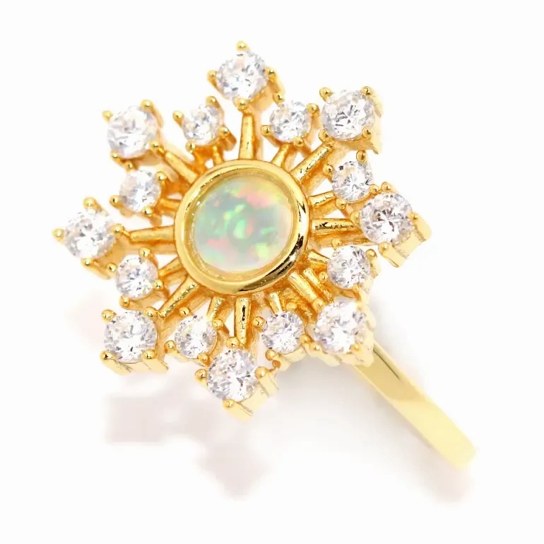 Ella Opal Burst Ring