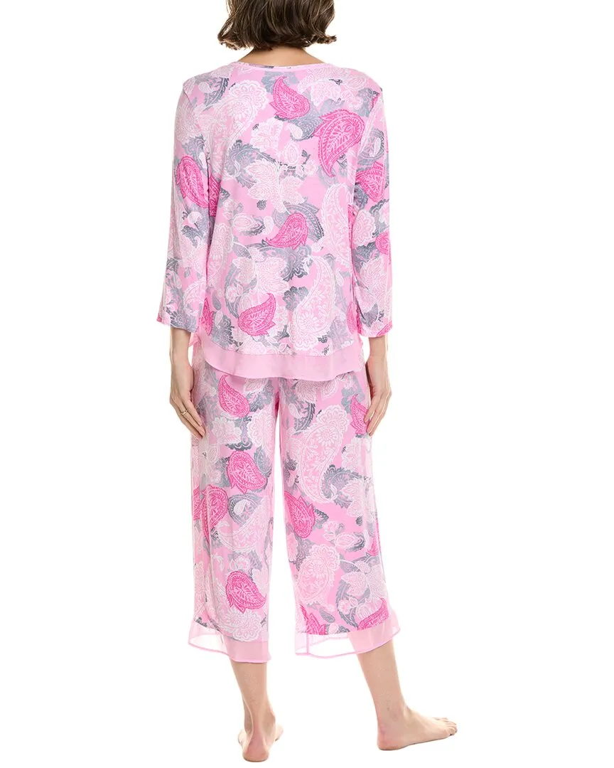 Ellen Tracy 2-teiliger Pyjama-Set