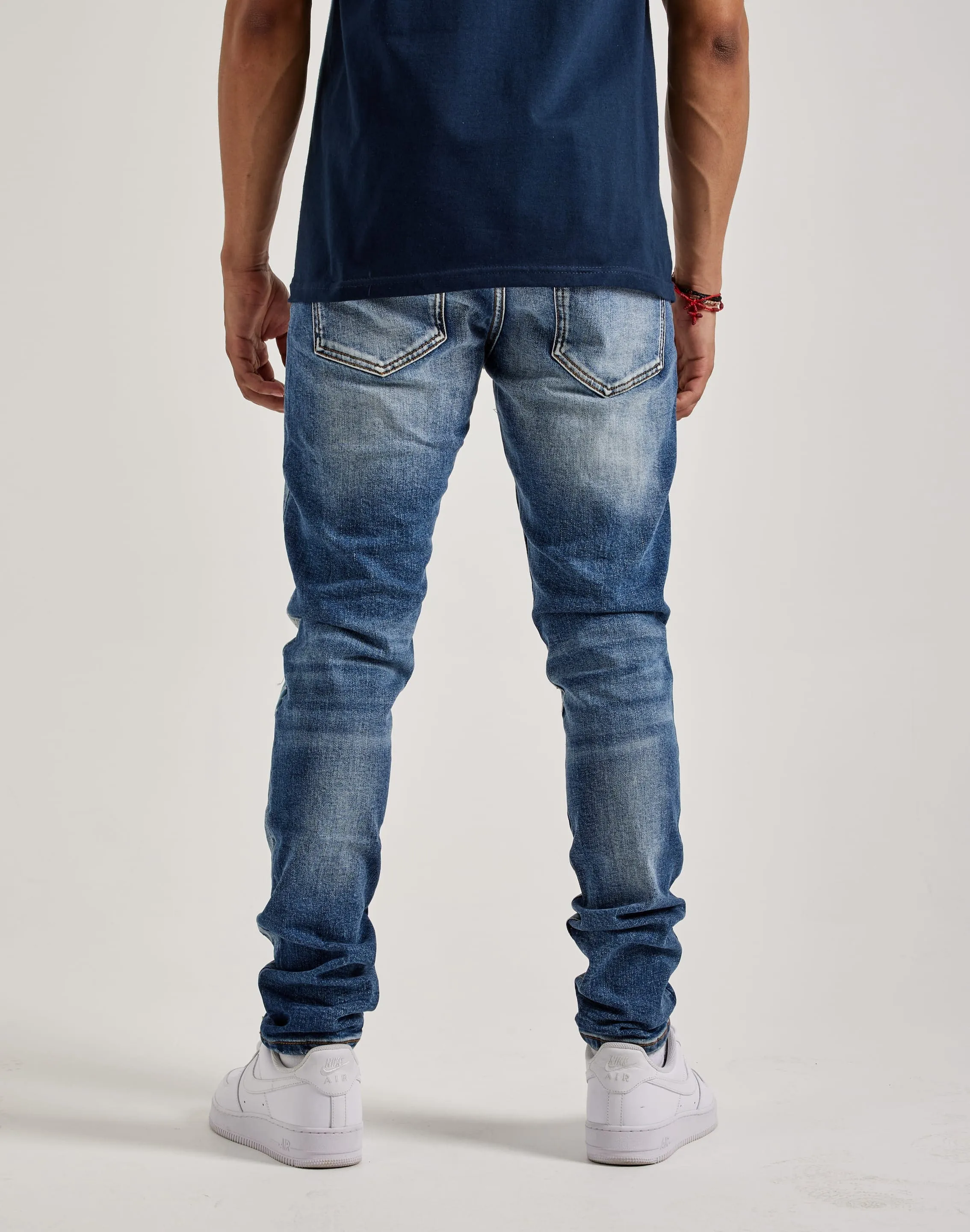 Embellish Nyc Patchwork Denim Jeans