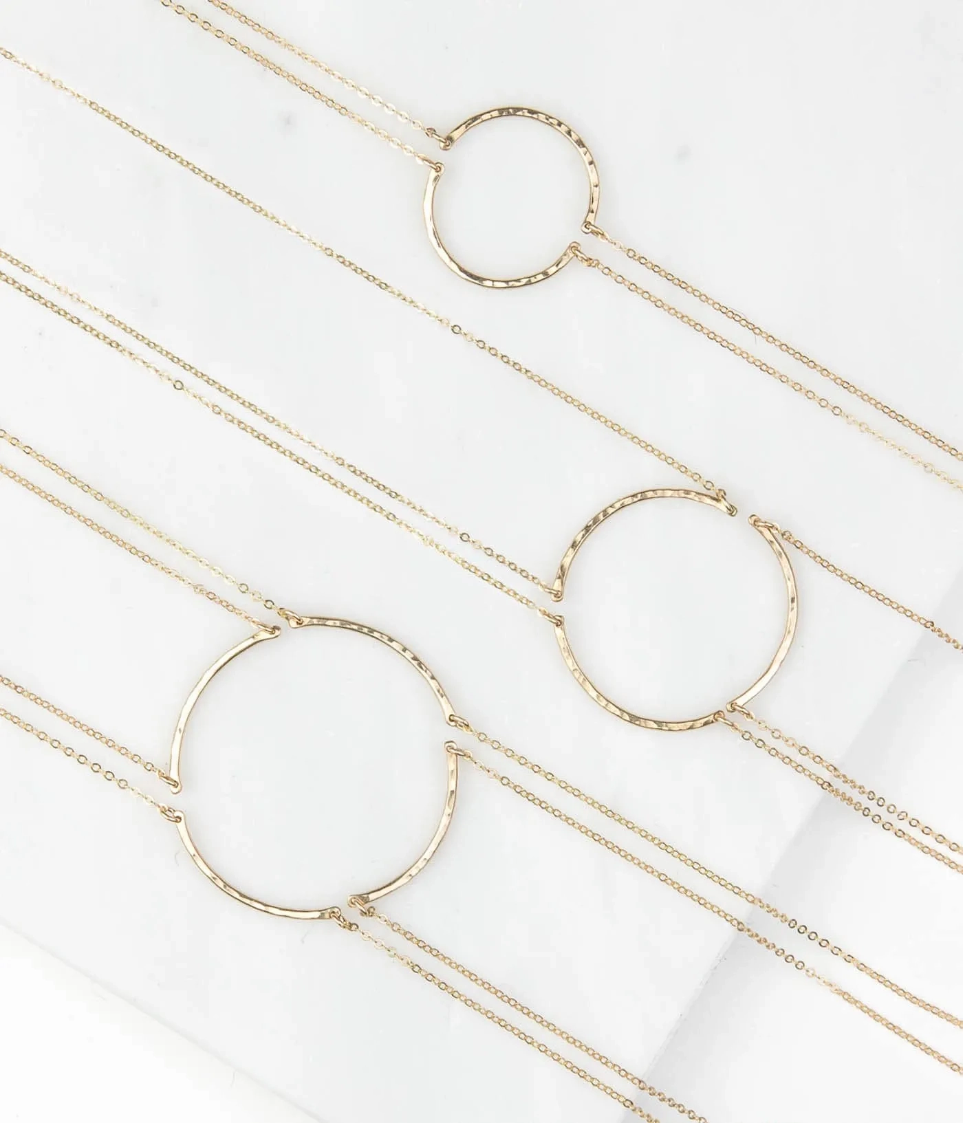 Endless Circle Friendship Necklace Sets