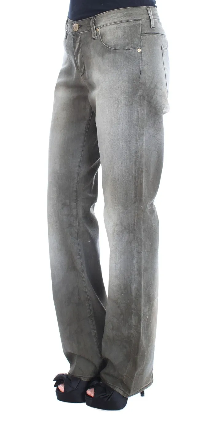 Ermanno Scervino Damen-Jeans im Boyfriend-Schnitt aus Baumwoll-Mix