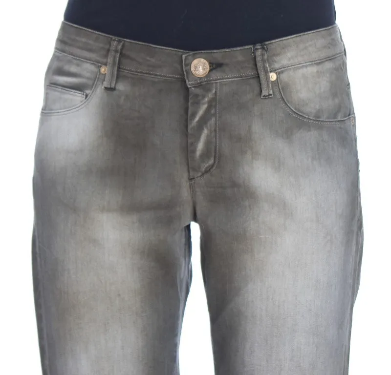 Ermanno Scervino Damen-Jeans im Boyfriend-Schnitt aus Baumwoll-Mix