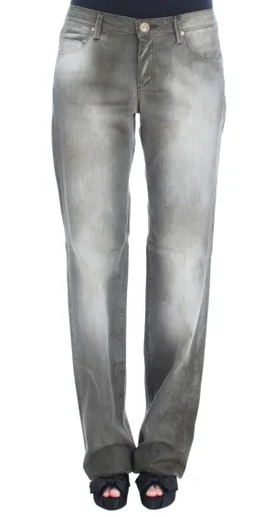 Ermanno Scervino Damen-Jeans im Boyfriend-Schnitt aus Baumwoll-Mix