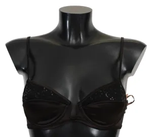 Ermanno Scervino Pailletten-Balconette-BH Damenunterwäsche